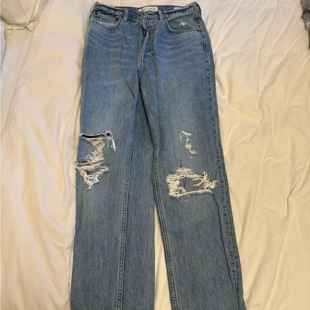 Aritzia Denim Forum Boyfriend Jeans size 26 like new
